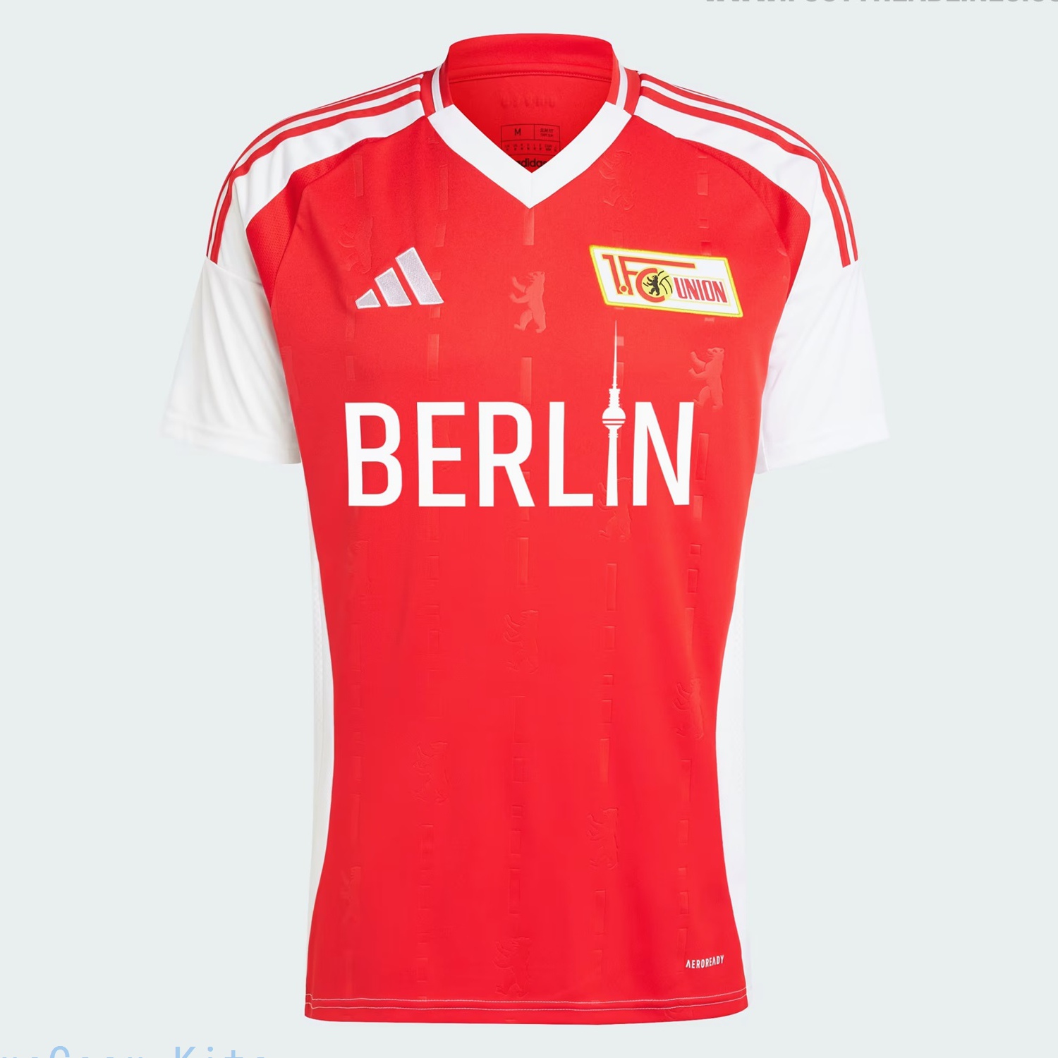 [L1D] Union Berlin Kits Released 24 25 Home Away Uniform &