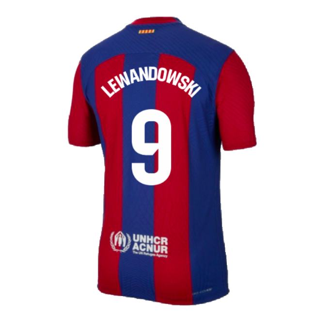 2023-2024 Blaugrana Authentic Home Jersey (lewandowski 9)