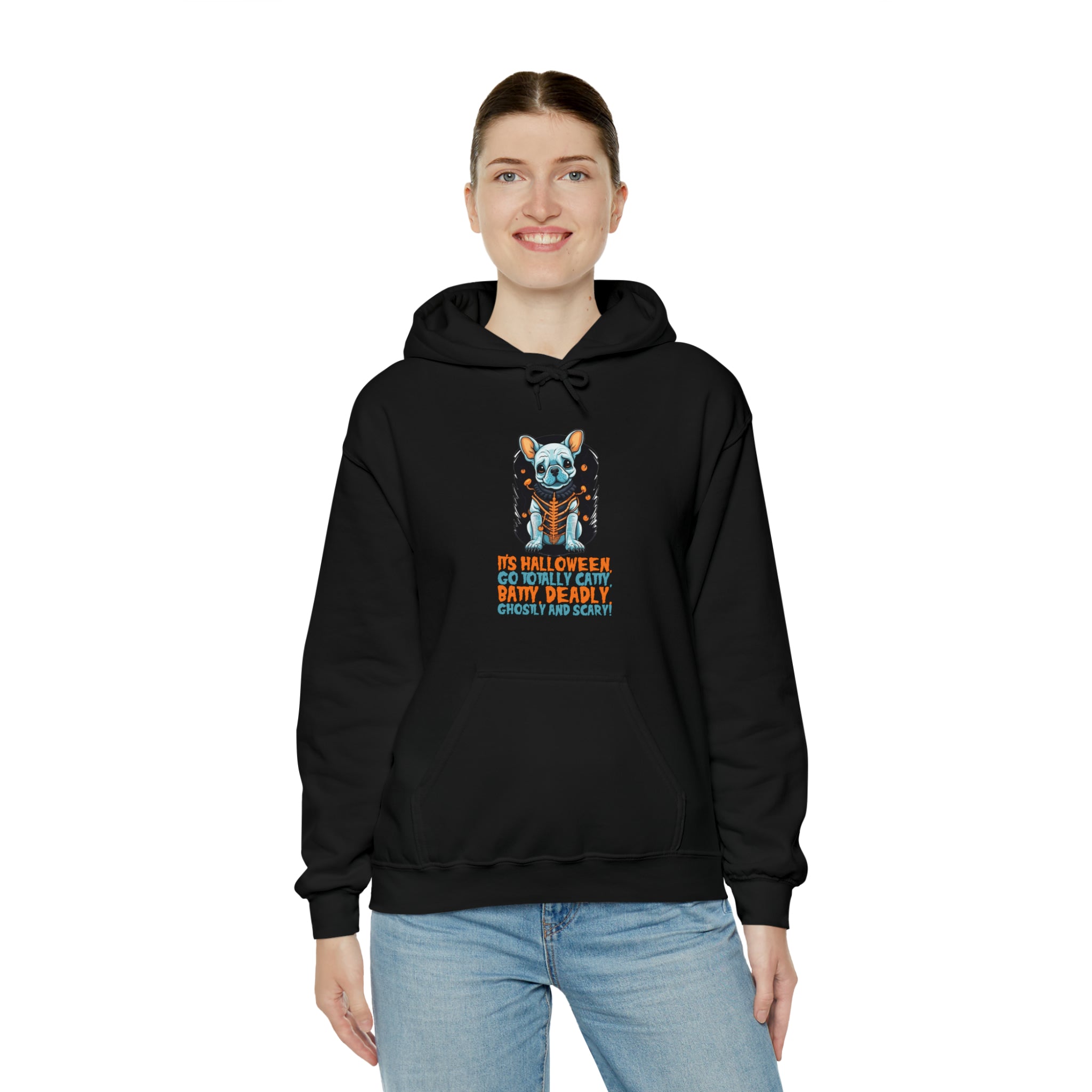 Frenchie Lover Batty Halloween Unisex Hoodie Casual Wear | Unique Design