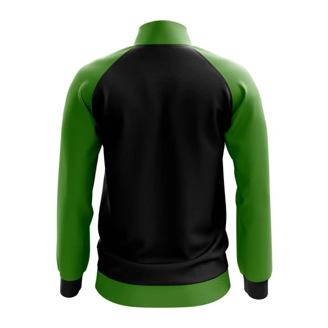 Exclusive-Design Malawi Concept Football Track Jacket (Black)