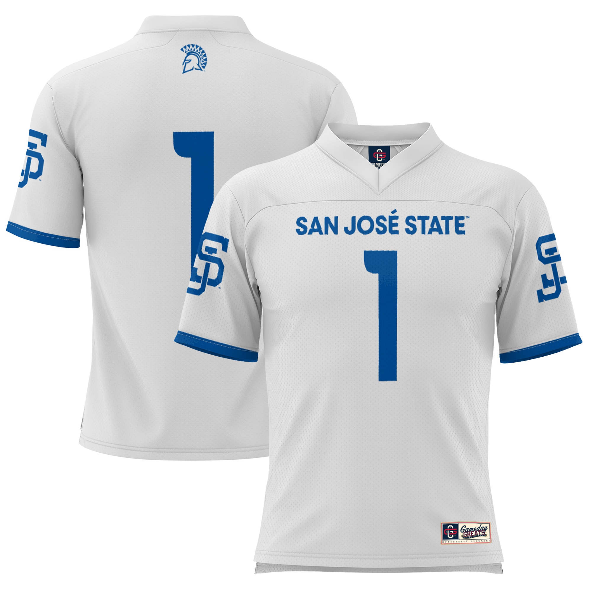 #1 San Jose State Spartans GameDay Greats 2026/2027 Football Jersey - White