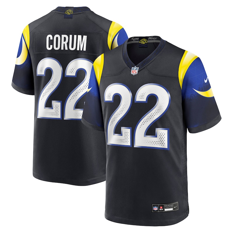 None Blake Corum LA Rams Energetic Budget-Friendly Jersey Game Day Wea