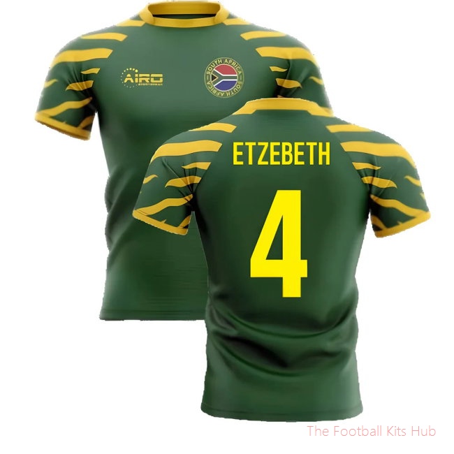 [JED] 2025/26 South Africa Springboks Home Rugby Shirt (Etzebeth 4)