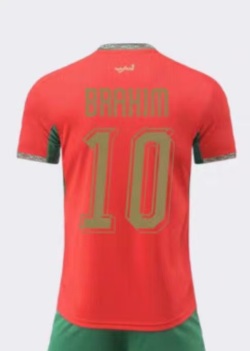 [HP] 2026 World Cup Morocco Brahim Diaz #10 Home Jersey
