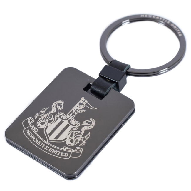 Newcastle United FC Galvanised Keyring - authentic style