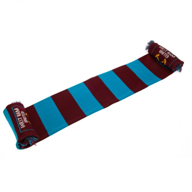 West Ham United FC Narrow Bar Scarf | Must-Have | Premium Material