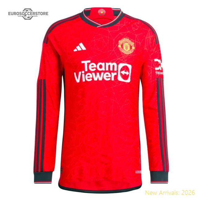 Premium 2023-2024 Man Utd Long Sleeve Home Shirt (ronaldo 7)