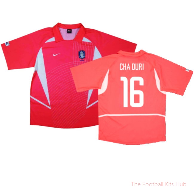 South Korea 2002-04 Home (XXL) (Excellent) (Cha Duri 16)