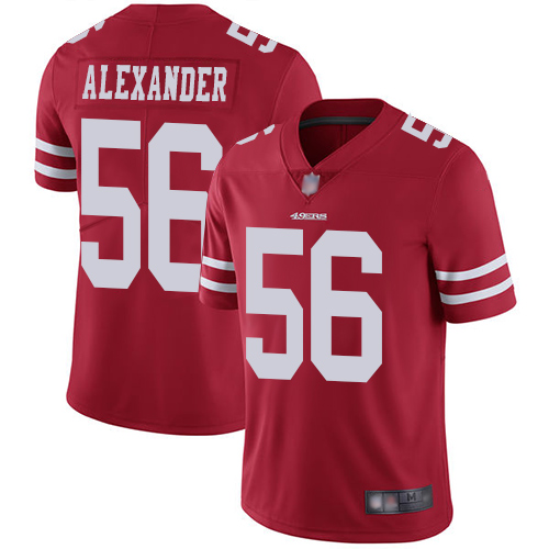 Official NFL SF 49ers #56 Kwon Alexander Red Limited Jersey - NFL L...