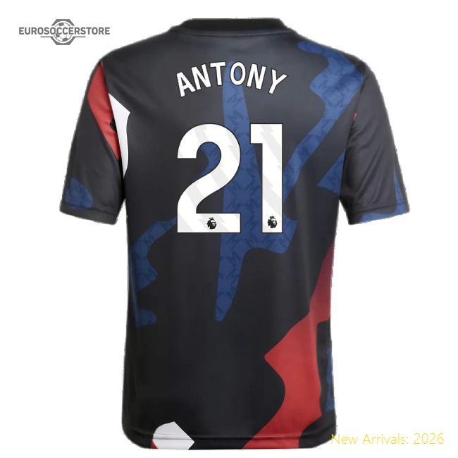 Man Utd Antony Premium Kids Jersey Kids-safe Technology Breathable
