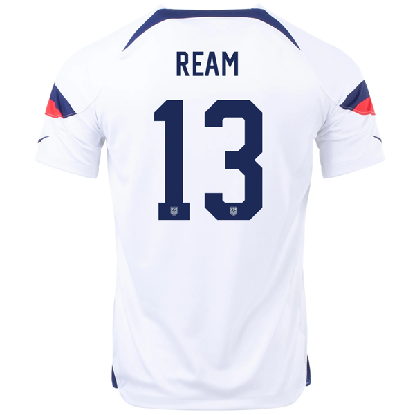 USA 2022-2023 Season Home Football Jersey –  Player Version S