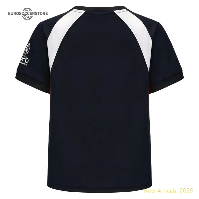 2025 England WEC Poly T-Shirt (Navy) - Kids