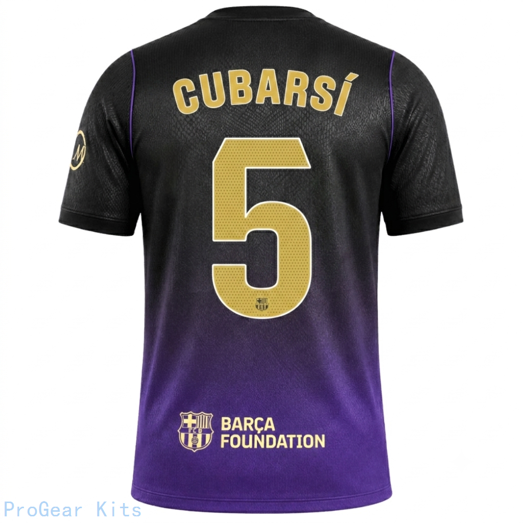 [SJH] FC Barcelona Pau Cubars - #5 Away Kit 2026/27