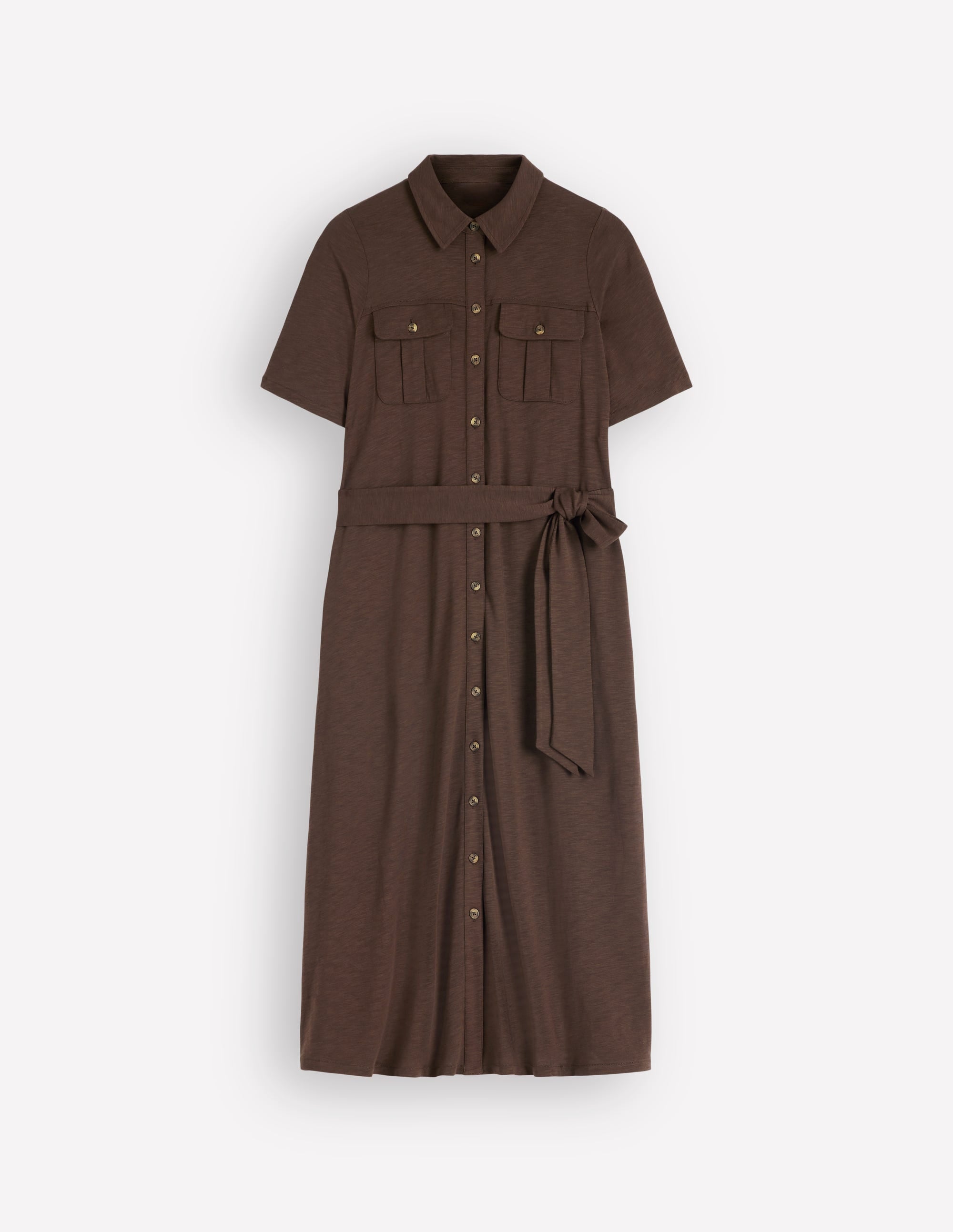 Mavis Midi Jersey Shirt Dress