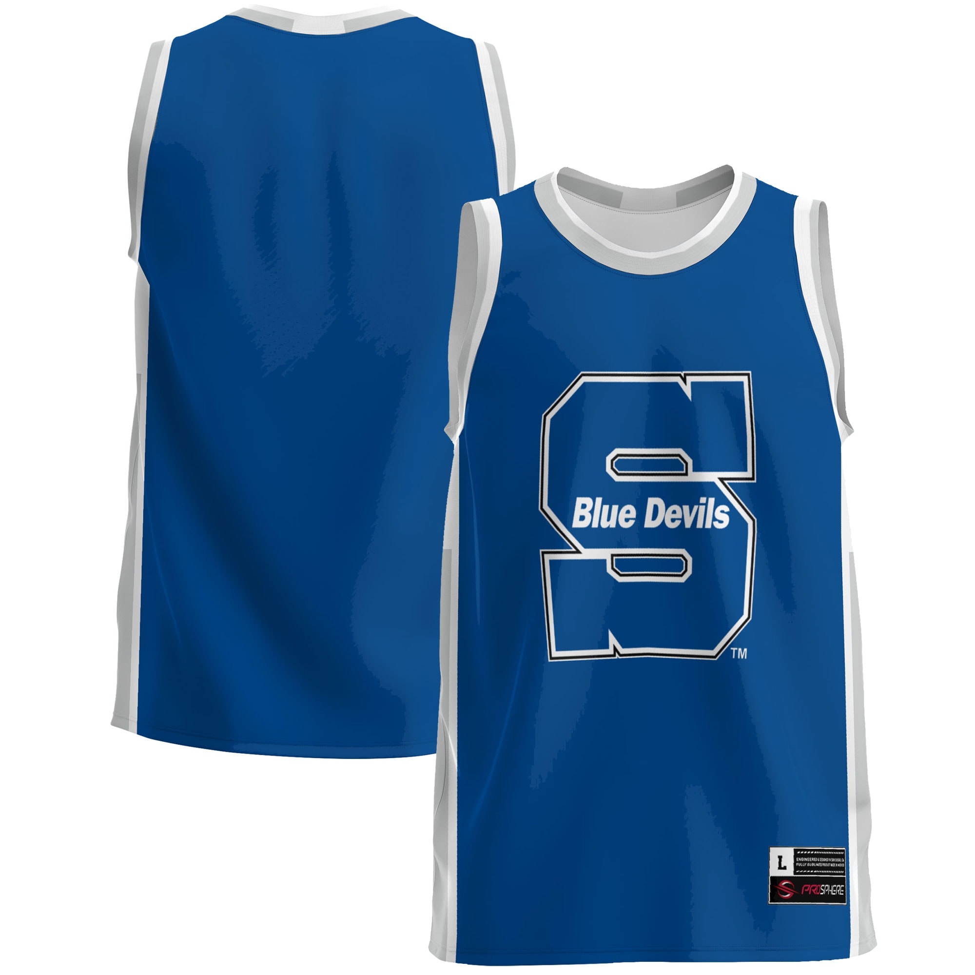 [NJP] Women's Wisconsin Stout Blue Devils GameDay Greats Lightweight Basketball Jersey - Blue