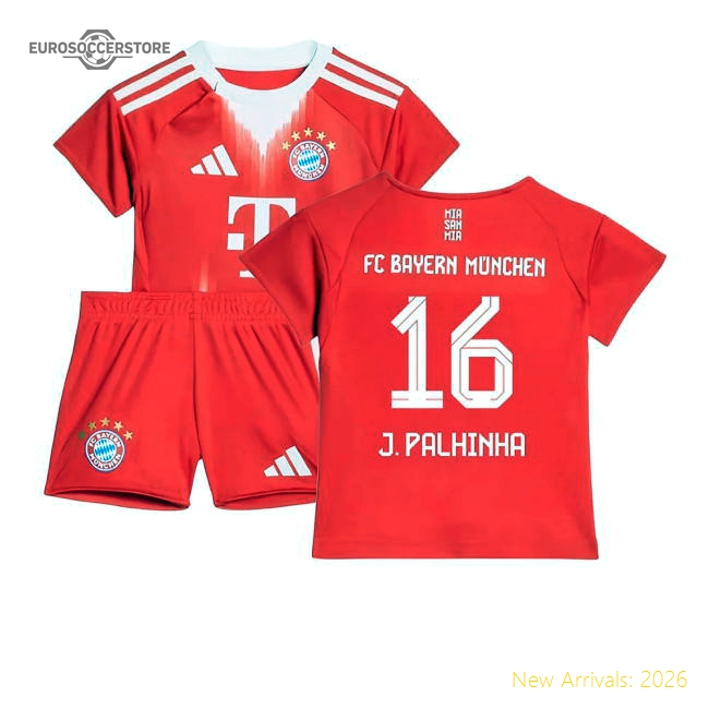 2025-2026 Bayern Munich Home Baby Kit (j Palhinha 16) - Affordable