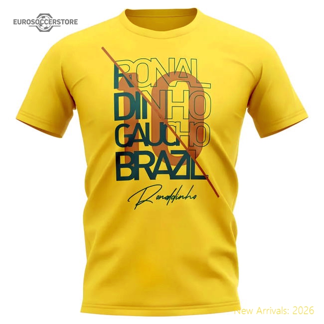 Ronaldinho Brazil T-shirt - Elite Quick-dry Construction