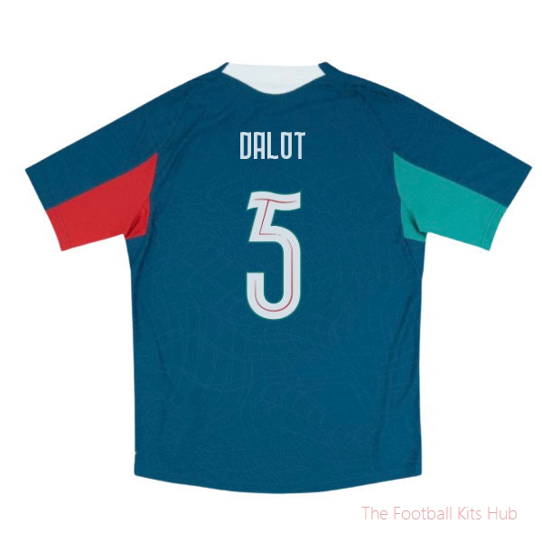 2026-2027 Portugal Training Jersey Pro (Ocean Tropic) (Dalot 5)