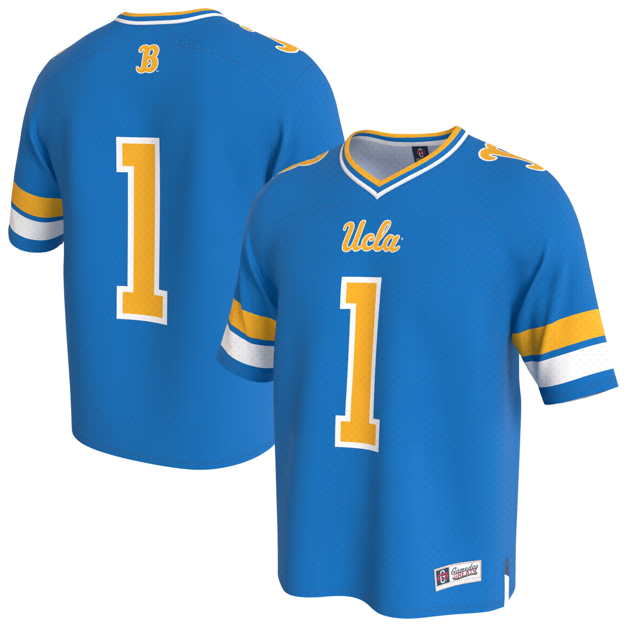 UCLA Bruins GameDay Greats Unisex Lightweight Collegiate Football Fashion 26/27 Football Jersey - Blue