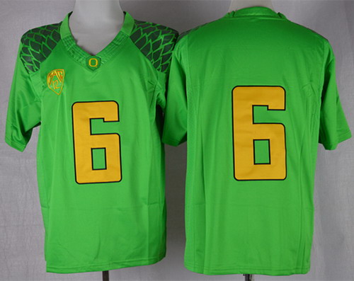 Men's None Green 2013 authentic Charles Nelson #6 away jersey Jersey
