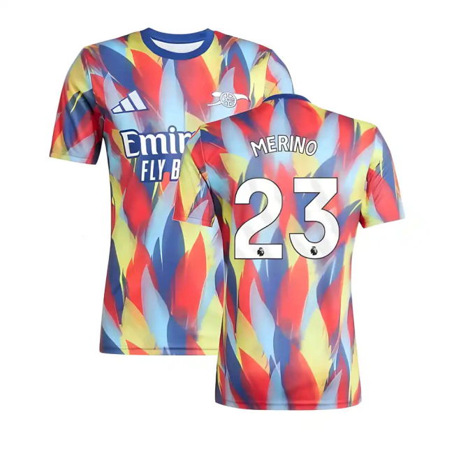 2025-2026 Arsenal Pre-Match Shirt (Victory Blue) (Merino 23) (Colle...