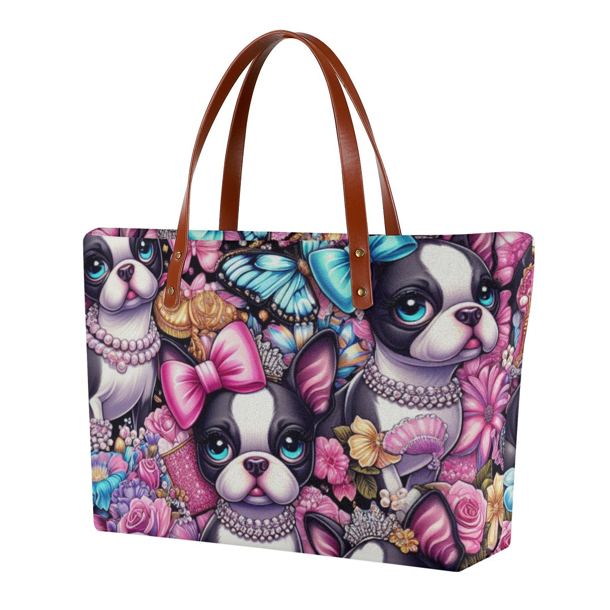 French Bulldog Lover Lulu Women's Tote Bag For Boston Terrier Lovers Perfect Gift Idea