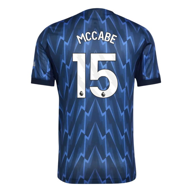2025-2026 Arsenal Authentic Away Shirt (McCabe 15)