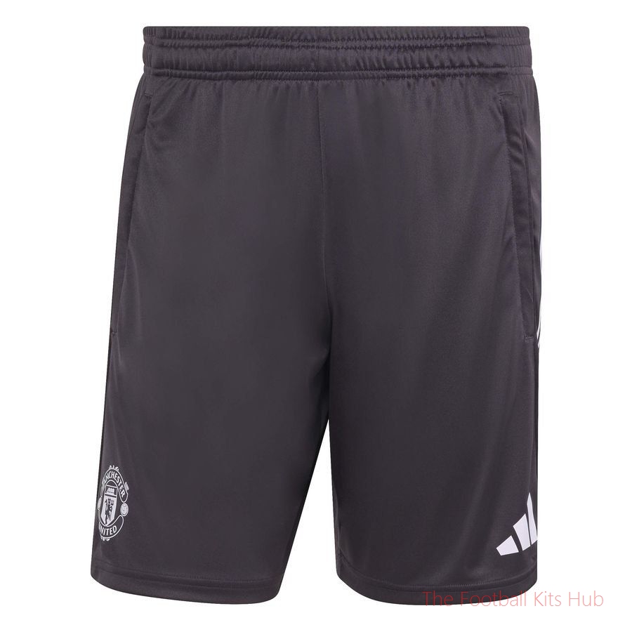 Manchester United Training Shorts Tiro 25 - Aurora Black/Purple Tint
