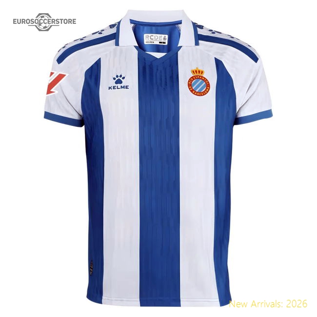 Supporter Performance 2025-2026 Rcd Espanyol Home Shirt