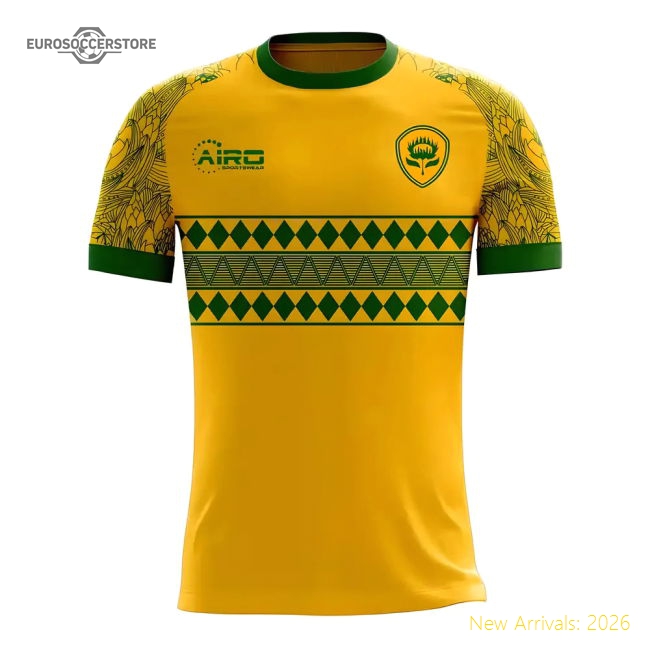 Modern Football Team Womens South Africa Jersey 2025-2026 Flexible