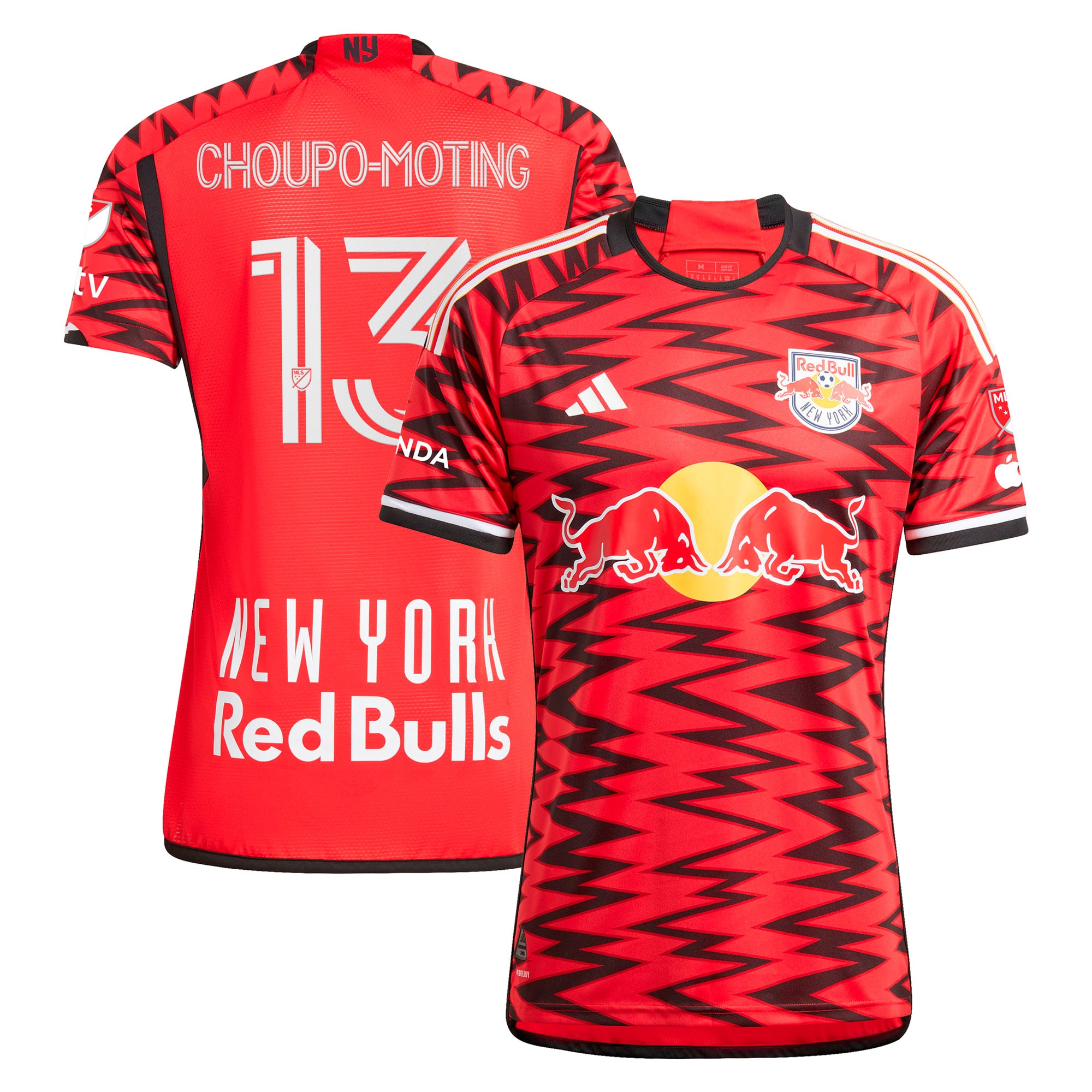 [JED] Women's Eric Maxim Choupo-Moting New York Red Bulls 2024 Legacy Authentic Player Jersey - Red