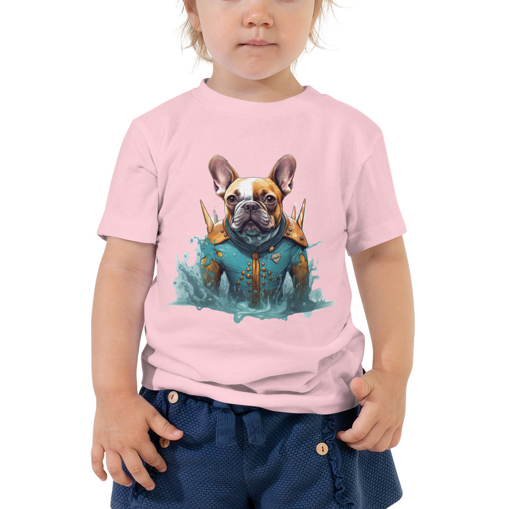 Lifestyle-Driven Adorable French Bulldog Kids' T-shirt as a Gift Durable