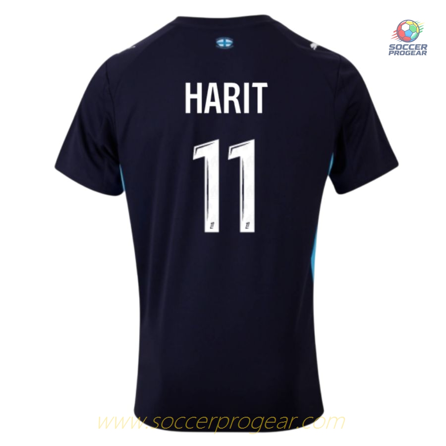 OM Match Quality Away Youthren's Soccer Uniform Soccer Football Shirt 2025-2026 Season Harit