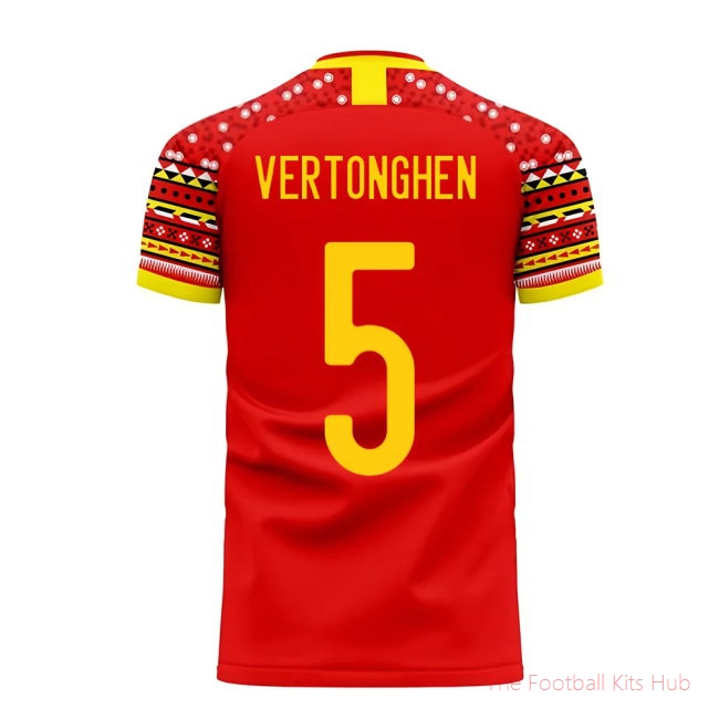 [LK] Belgium 2025/26 Home Football Kit (Libero) (VERTONGHEN 5)
