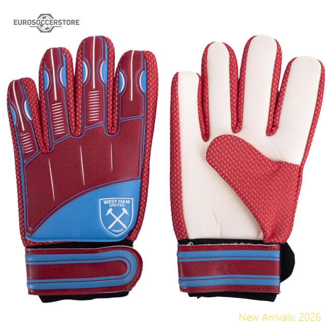 Premium West Ham United Fc Delta Goalkeeper Gloves Yths