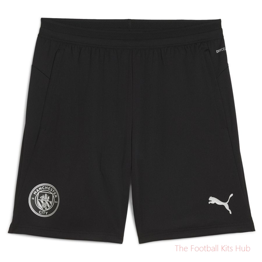 Manchester City Training Shorts - PUMA Black/Puma Silver