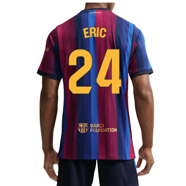 [JED] 2026-2027 Barcelona Authentic Aero-Fit Match Home Shirt (Eric 24)