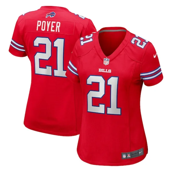 None Jordan Poyer  Jersey - Red | NFL Player Jersey | NFL Football