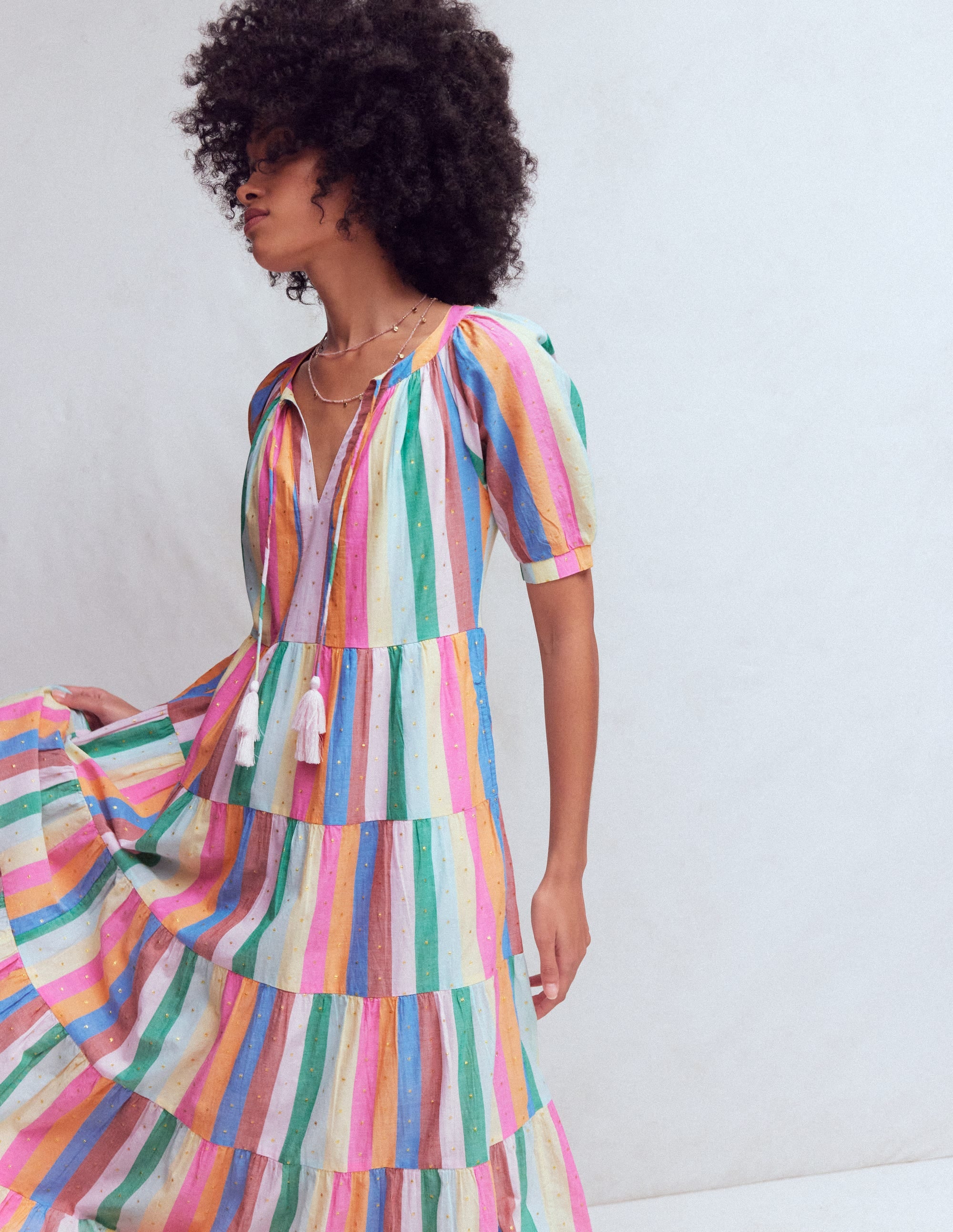 Multi Tiered Maxi Dress