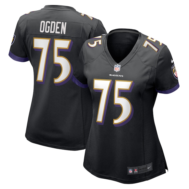 None Jonathan Ogden Baltimore Ravens NFL Team Replica Jersey