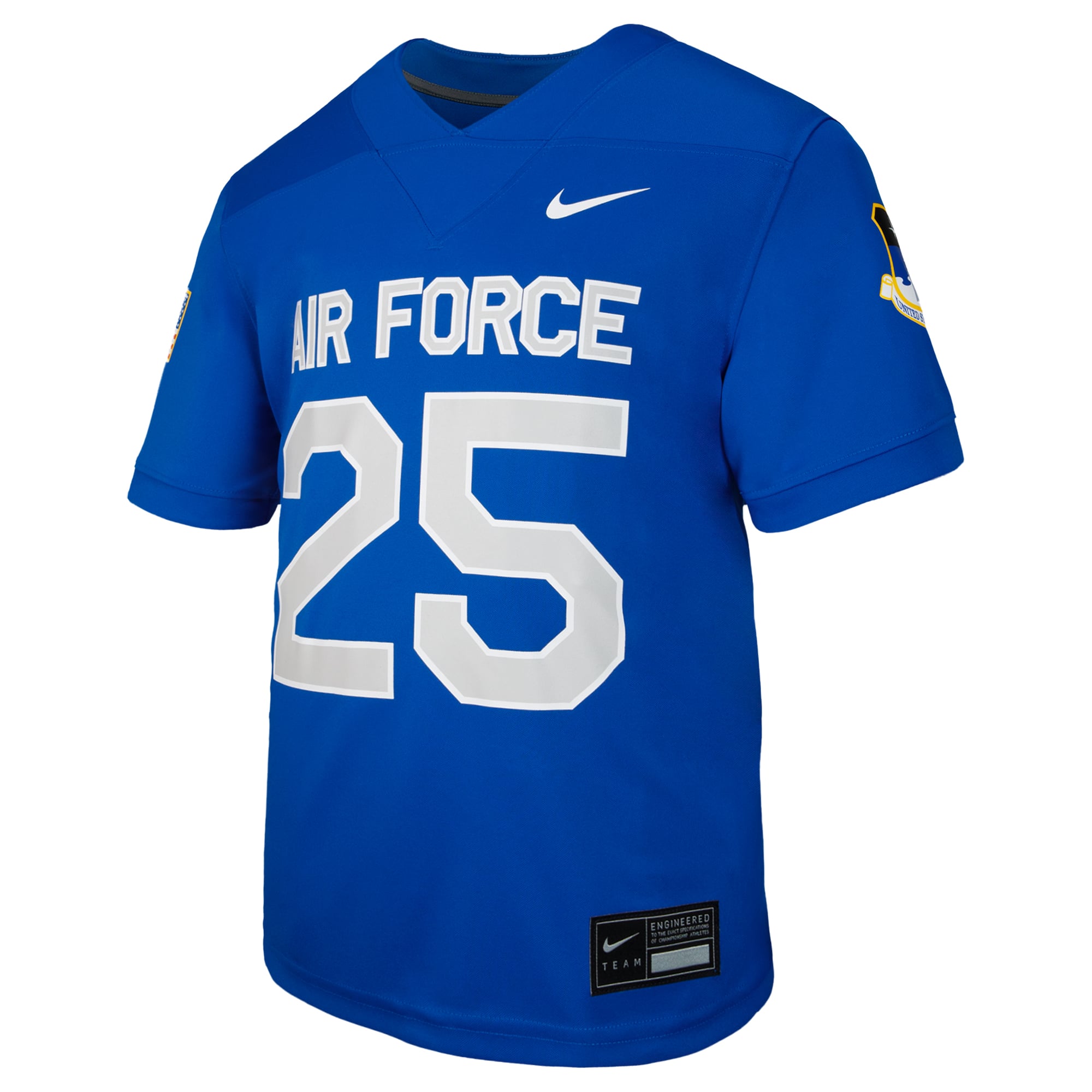 #25 Air Force Falcons Nike Youth Untouchable Replica Game Jersey - Royal