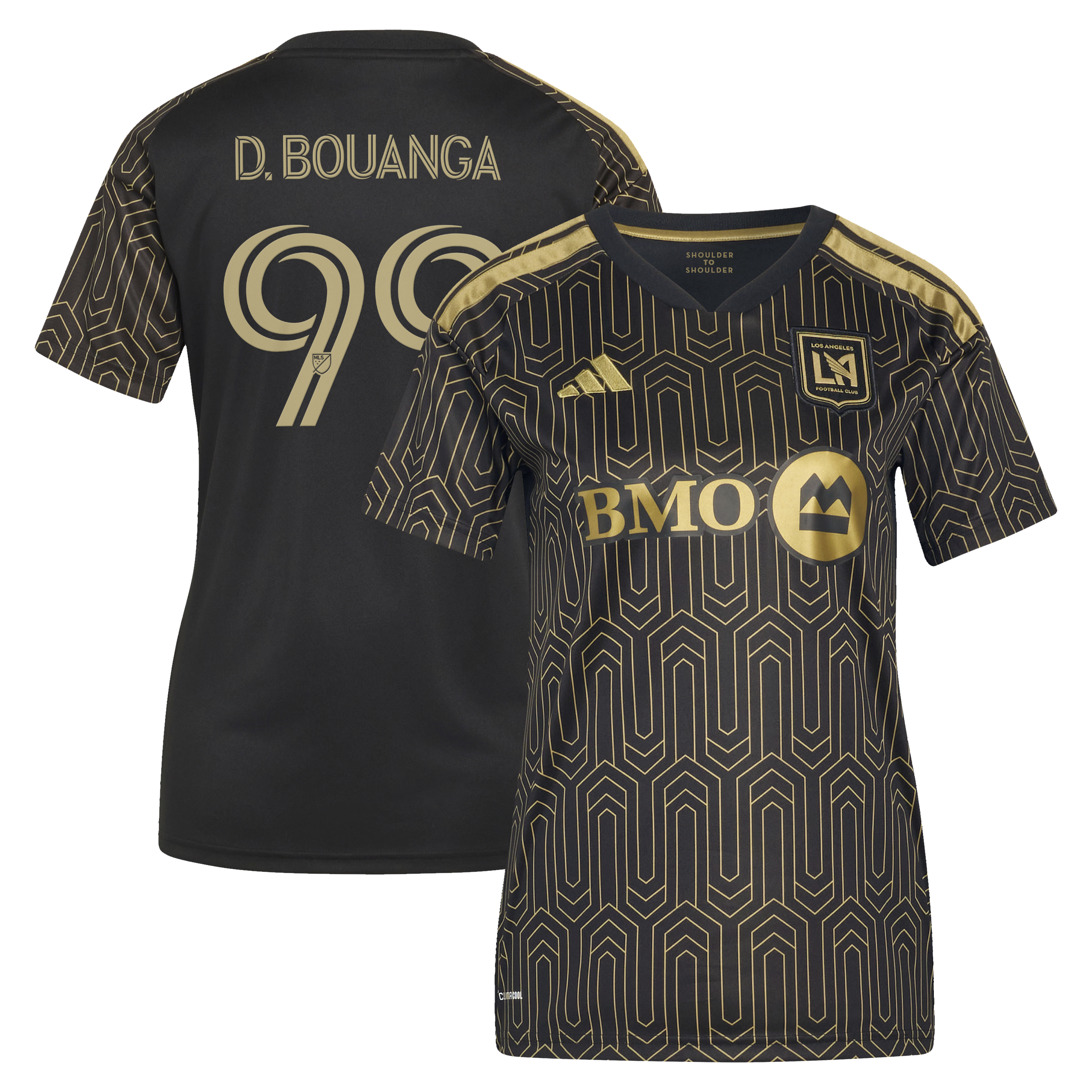 [JED] Youth Denis Bouanga LAFC Women's 2026 Primary Kit Replica Jersey - Black