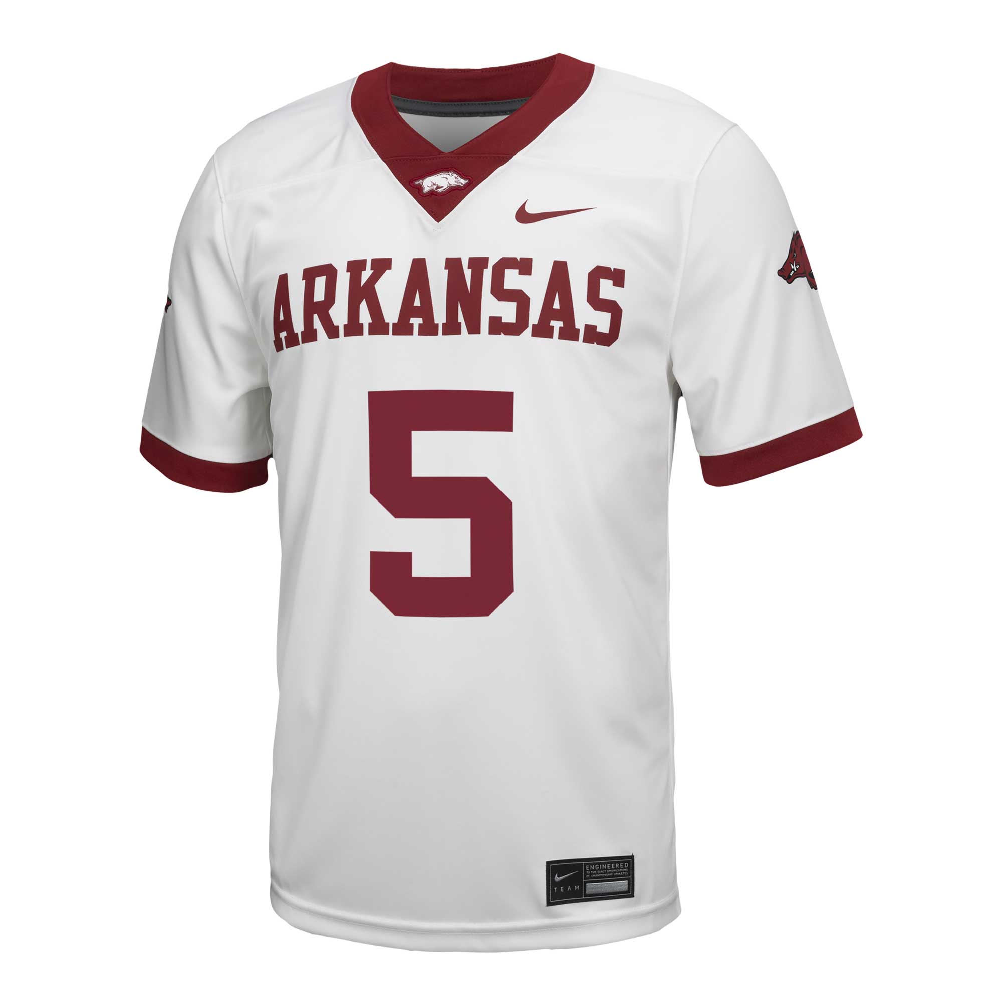 #5 Arkansas Razorbacks Untouchable 26/27 Football Jersey?�C White