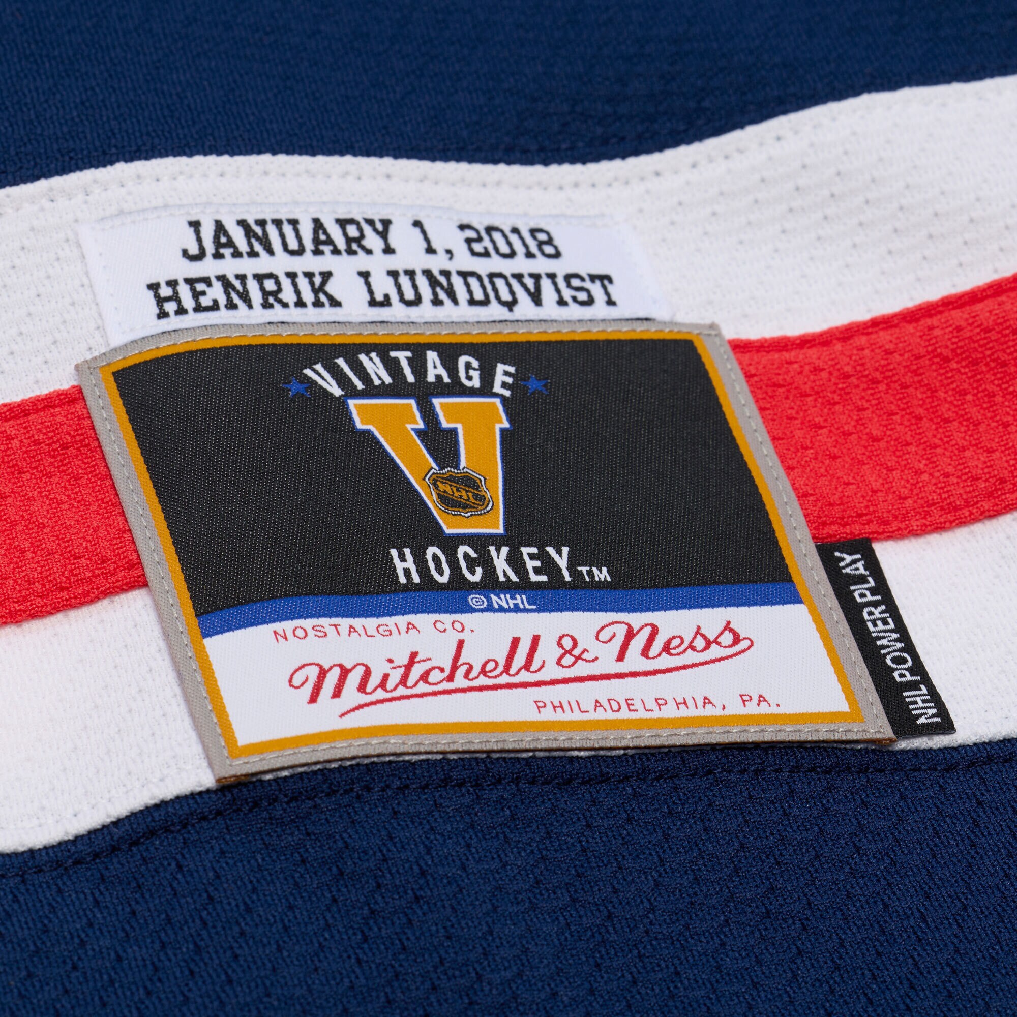 [LK] Henrik Lundqvist New York Rangers 2018 NHL Winter Classic Power Play Jersey - Blue