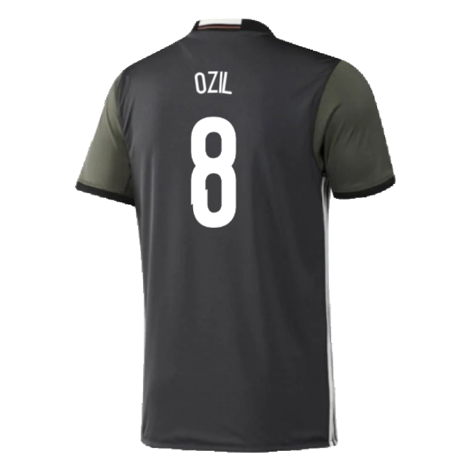Ozil 8 Professional Style Germany Away Elite Kit 2015-2016 (1)