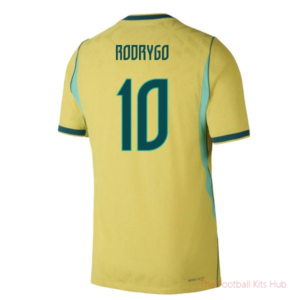 Brazil Aero-Fit Match 2026-2027 Home Shirt (Rodrygo 10)