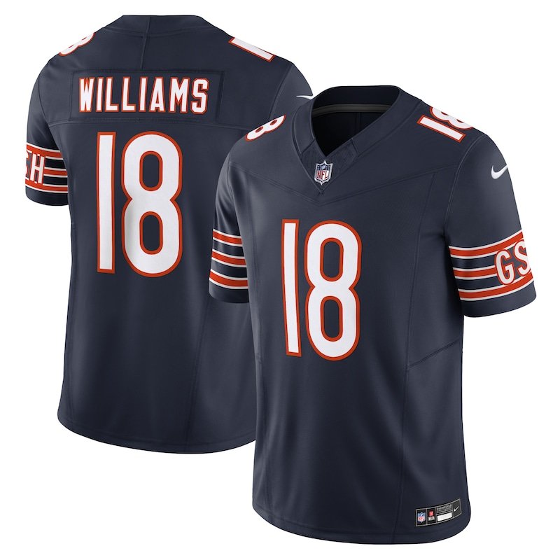 None Caleb Williams CHI Bears Modern Budget-Friendly Jersey Game Day W