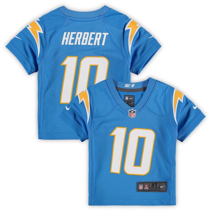 None Justin Herbert Los Angeles Chargers NFL Team Authentic Jersey