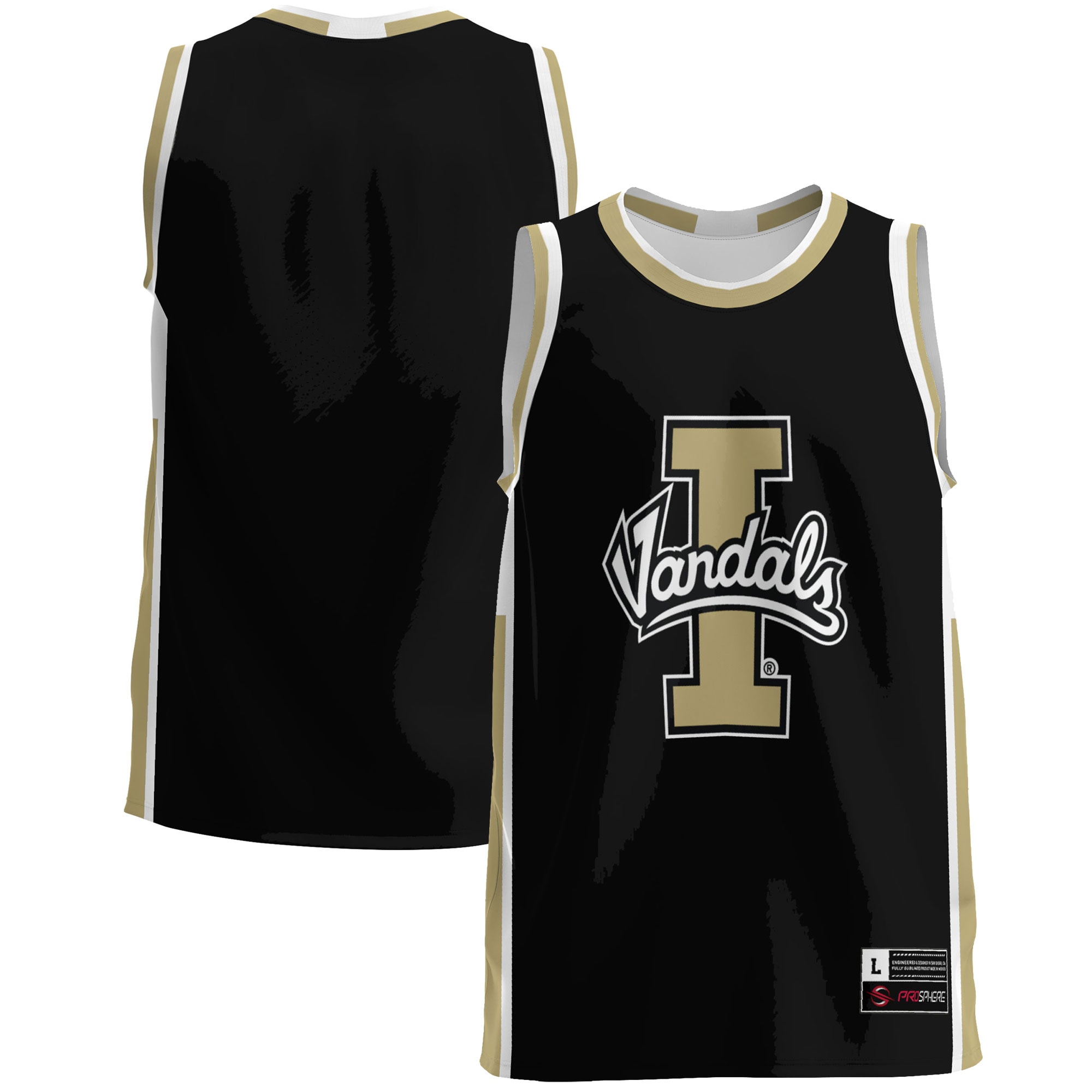 [NJP] Youth Idaho Vandals GameDay Greats Lightweight Basketball Jersey - Gold
