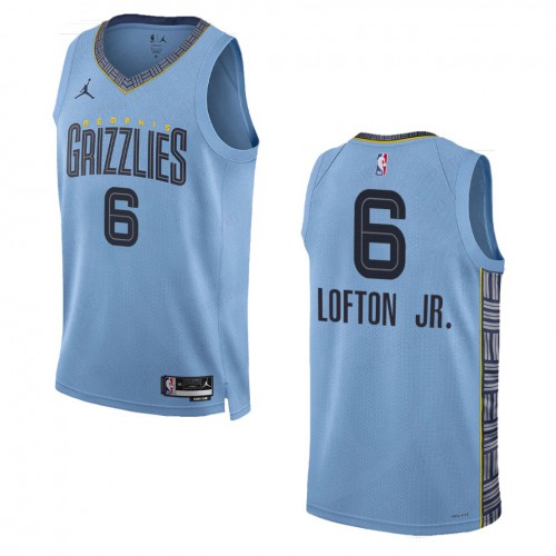 76ers Blue Memphis Grizzlies #6 Nike Jersey - Discounted Quality